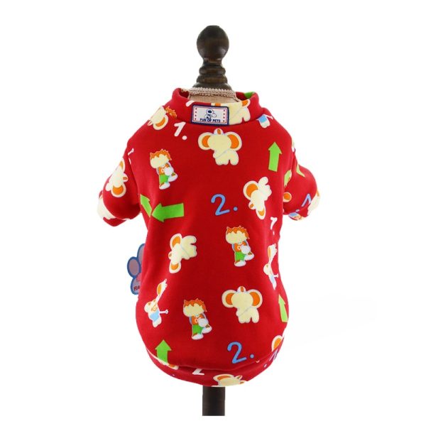 Áo cho chó mèo Pijama 2 chân - Hình ảnh 3