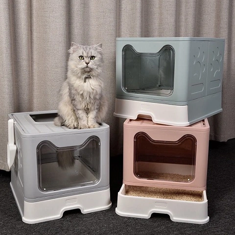 Khay vệ sinh cho mèo có nắp Tupperware Pet Care