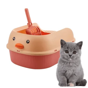 đồ dùng vệ sinh cho mèo - khay vệ sinh hình con vịt cho mèo