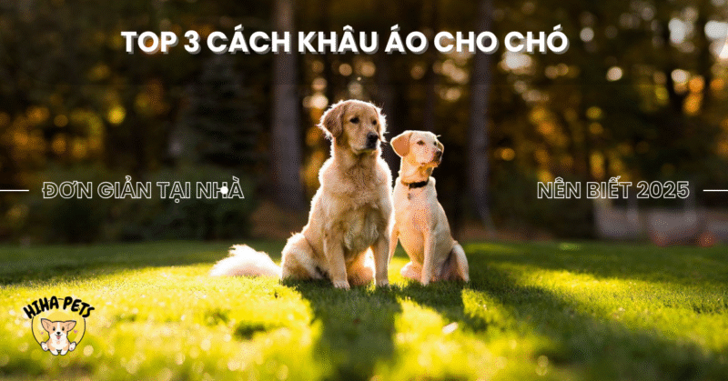 cách khâu áo cho chó